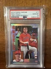 PSA 10 2019 Topps Chrome Mike Trout 1984 Topps Baseball #17 Angels GEM MT