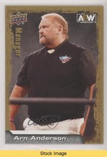 2022 Upper Deck AEW All Elite Wrestling Crew Gold Arn Anderson #95 READ 5x5