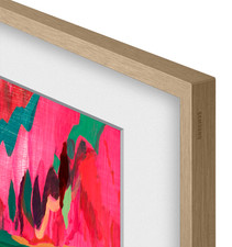 Samsung 65 Inch The Frame Custom Bezel - Modern Teak
