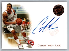 Courtney Lee 2008 Press Pass Bronze Rookie Auto Western Kentucky Hilltoppers