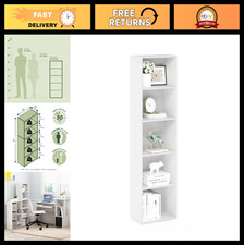 5-Tier Open Bookshelf, Modern Bookcase for Living Room, Bedroom  Office, Easy A