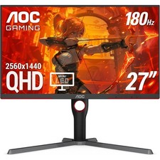 QHD 27 Inch Gaming Monitor, 2560x1440 Mini LED, 180Hz 1ms, HDR 1000, sRGB