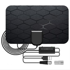 5600 Miles Digital TV Antenna Indoor HDTV Amplified Signal Booster 4K HD 1080P