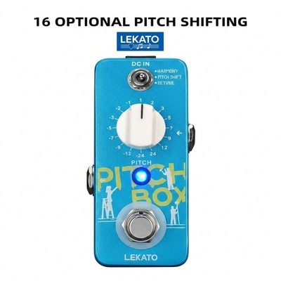 LEKATO Harmonizer Guitar Pedal Mini Pitch Shifter Harmony Pitch Shift Detune