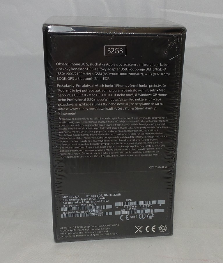 For Collectors Factory Sealed 2010 Apple iPhone 3GS 32GB - Black