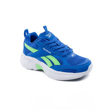 Reebok Boys Chaos Running Sneaker Size 13 Blue/Lime Green