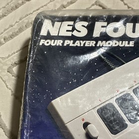Official Nintendo Entertainment System NES Four Score Gray New Sealed 4 DMG BOX