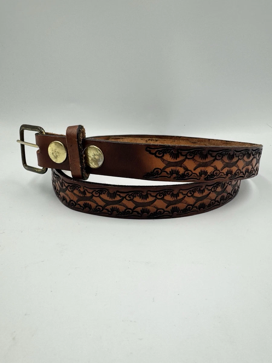 Leather Cowboy Floral Belts for Women for sale | eBay display picture 1