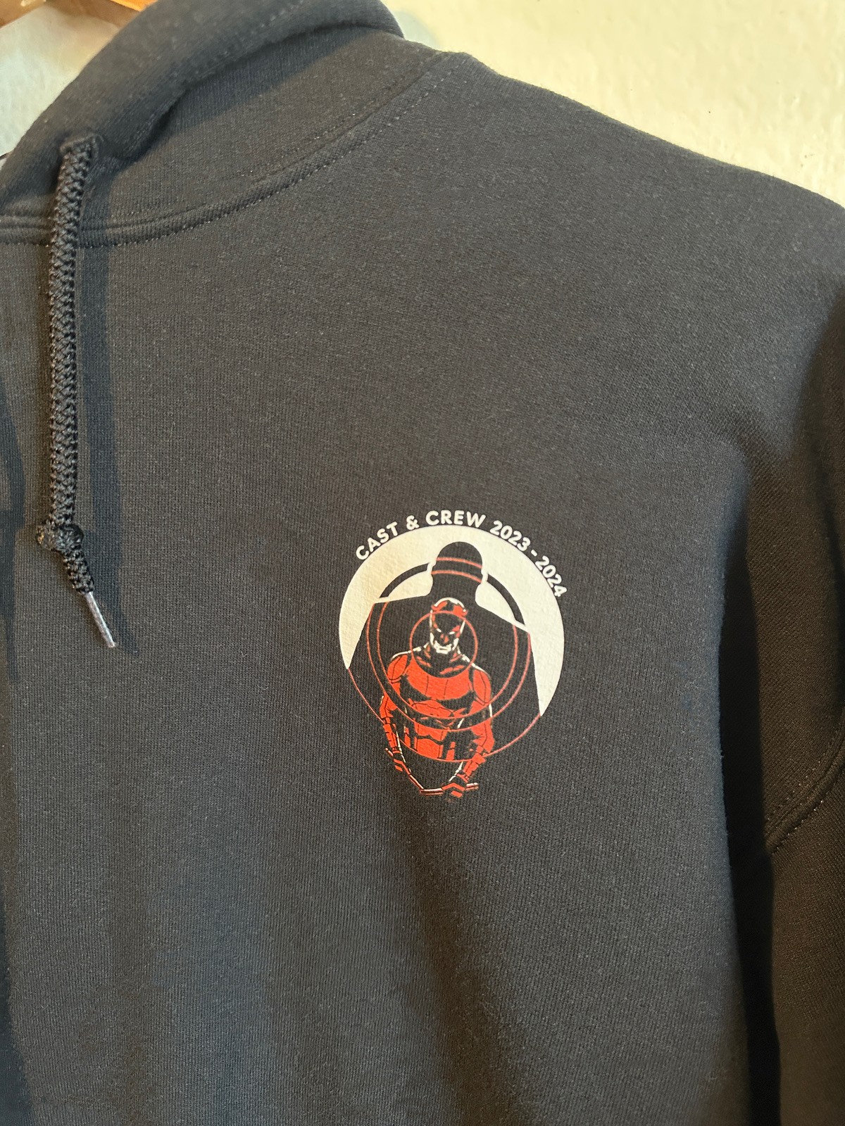 Daredevil Born Again Season One Marvel Studios New L Cast Crew Wrap Gift Hoodie image 3