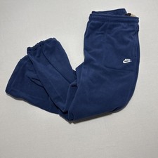 Nike Joggers Mens 2XL Navy Winterized Teddy Fleece Club New Bottoms  FZ0899