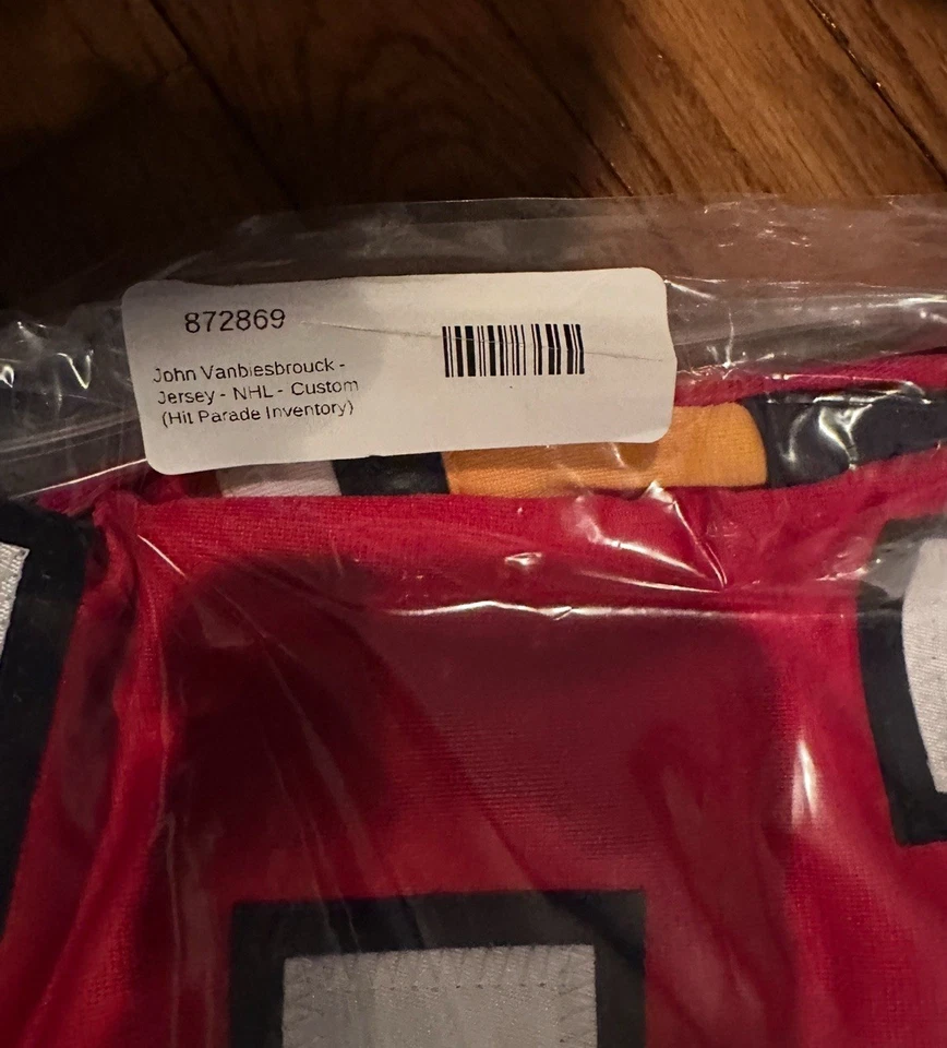 Camiseta Vanbiesbrouck autografiada con certificado de autenticidad. Camiseta de los Florida Panthers firmada. Foto 3 de 3