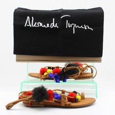 ALAMEDA TURQUESA WOMENS ROPE SANDALS UK 2 EU 35 MULTICOLOURED RRP £300 AD