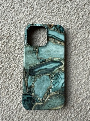 BURGA iPhone 16 Pro Max Case - Ubud Jungle Pattern Green Emerald New Phone Cover