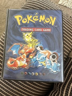 Pokemon 1999 Original Trading Card Binder Card Folder with Cards Please Read