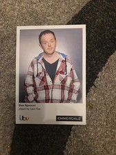 Dan Spencer  Liam Fox Emmerdale Cast Card