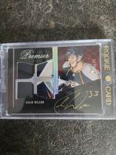 2009-10 O-Pee-Chee Premier Rookie Patch Auto 18/35 Colin Wilson Card# 67. rookie card picture