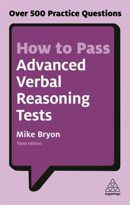 HOW TO PASS ADVANCED VERBAL REASONING TE by Mike Bryon Paperback Self Help