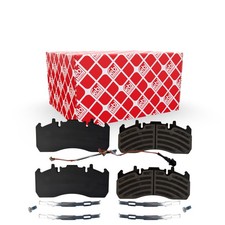 FEBI BILSTEIN Bremsbeläge Bremsbelagsatz Bremsklötze gelenkte Nachlaufachse