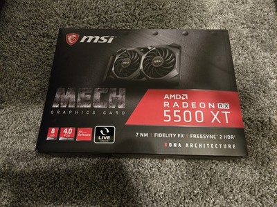 MSI Radeon RX 5500 XT Mech OC 8GB Graphics Card | eBay