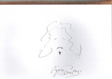 Billy Connolly original A4 self portrait drawing Billy Connolly original A4 self portrait drawing