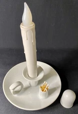 Old Paris Chamberstick w/ Snuffer & Match Stick Holder