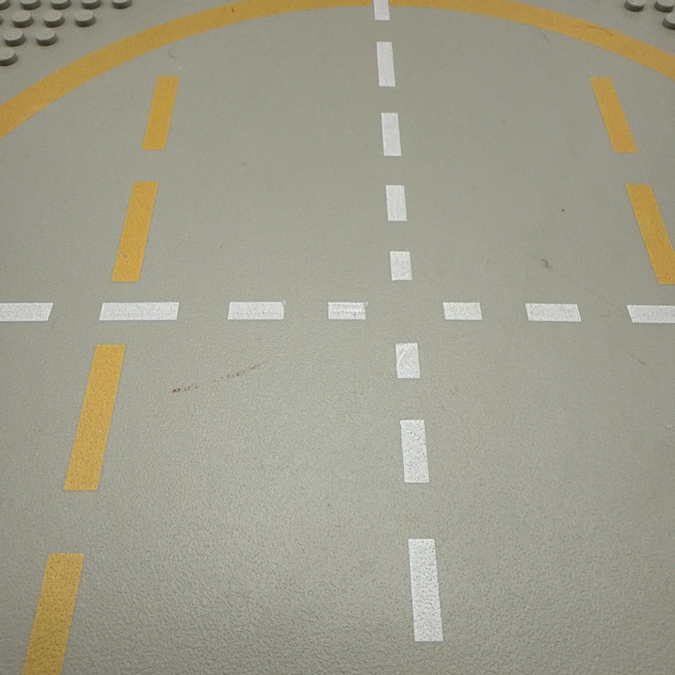 Lego Base Plate Moon Star Wars Space Landing Pad Circle 1978 vintage 10x10 Foto 4 de 4