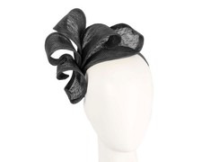 Large black sinamay racing fascinator by Max Alexander 100 AU Family Business