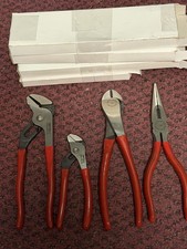 New Proto Tools Usa 4pc Pliers Set Needle Diagonal Cutters Slip-joint Tongue