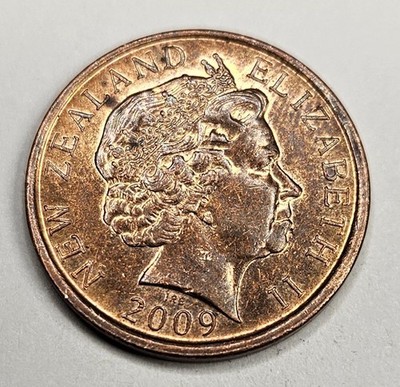 2009 New Zealand 10 Ten Cents - Copper Plated Steel - World Coin
