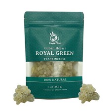 Royal Green Frankincense Hojari from Oman Boswellia Sacra Pure Incense Chruch...