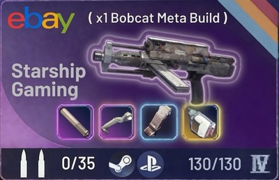 Arc Raiders BOBCAT (1x) Level 4 MAX attachment fully repaired Kinetic Converter