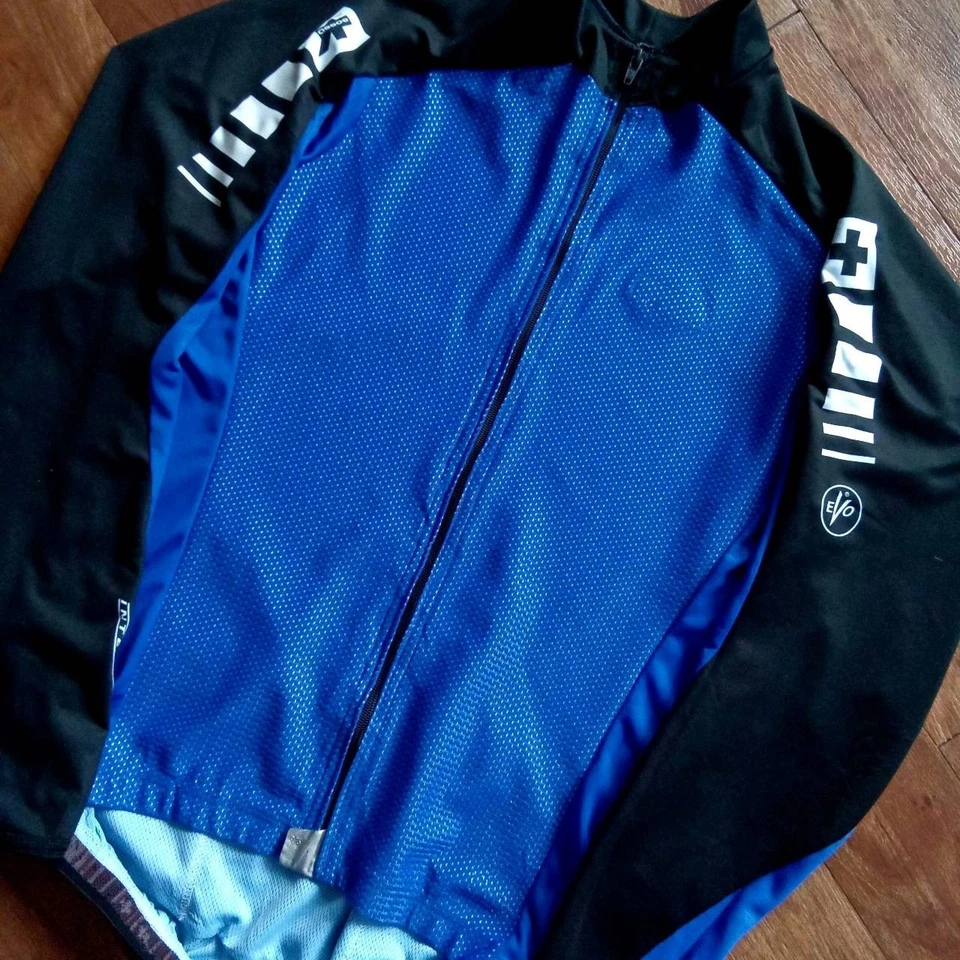 ASSOS Intermediate Evo AirBlock 799 Blue Cycling Jersey Jacket — Size XL - Image 3 of 4