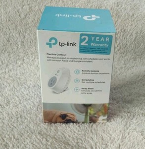 Kasa Smart WiFi Plug by TP-Link - Smart Plug, Works with Alexa & Google - NEW.