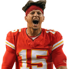 Patrick Mahomes (Red) Halber Körper Buddy Au...