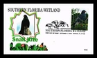 DR JIM STAMPS US COVER SOUTHERN FLORIDA WETLAND SNAIL KITE FIRST DAY ISSUE