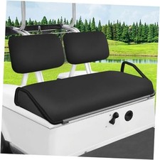 Golf Cart Seat Covers Set for Yamaha G22 G19 G16 G14 G11 G9 G8 G2, Club Black