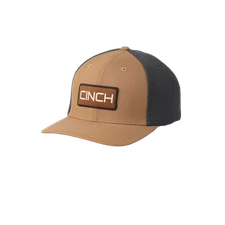 Cinch Men's FlexFit Logo Brown Trucker Cap MCC0653322