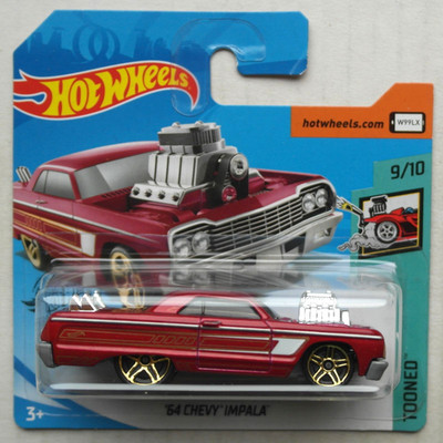 Hot Wheels 1964 Chevy Chevrolet Impala weinrotmetallic Tooned Neu/OVP Auto ´64