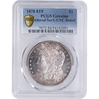 1878 Morgan Dollar 8TF PCGS UNC Detail Altered Surface