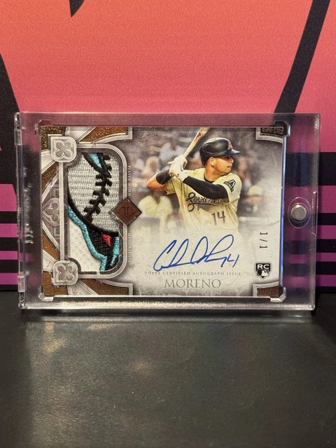 2023 Transcendent GABRIEL MORENO Rookie Showcase Patch Auto 1/1 Diamondbacks