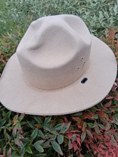 Stratton Self Forming Foam Felt Hat 7 1/8 Park Ranger Hat Looks Great 
