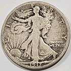 1917-D Walking Liberty Half Dollar - Reverse Mint Mark