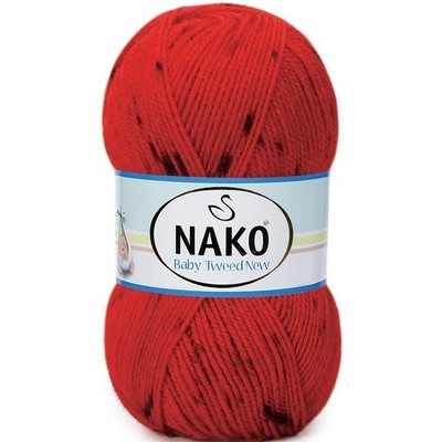NAKO Baby Tweed New 31826 Wolle (100g / ca. 230m lang) 100% Acryl