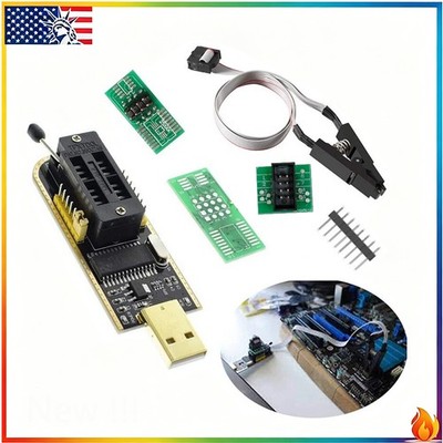 CH341A 24 25 Series EEPROM Flash BIOS USB Programmer+ SOP8 Burning Clip