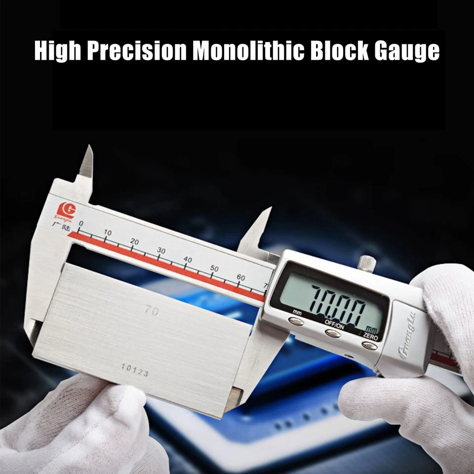 Juego de bloques de medidor métrico, 32 piezas prueba de medición de medidor de acero de alta precisión Foto 4 de 4