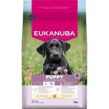 Eukanuba Large & Giant Breed Puppy Food Dry Dog Food with Chicken 3KG Premium 7.66 per kilo