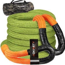 Kinetic Recovery Tow Rope 1-1/8" x30ft Offroad Snatch Strap 48000lbs Heavy Duty