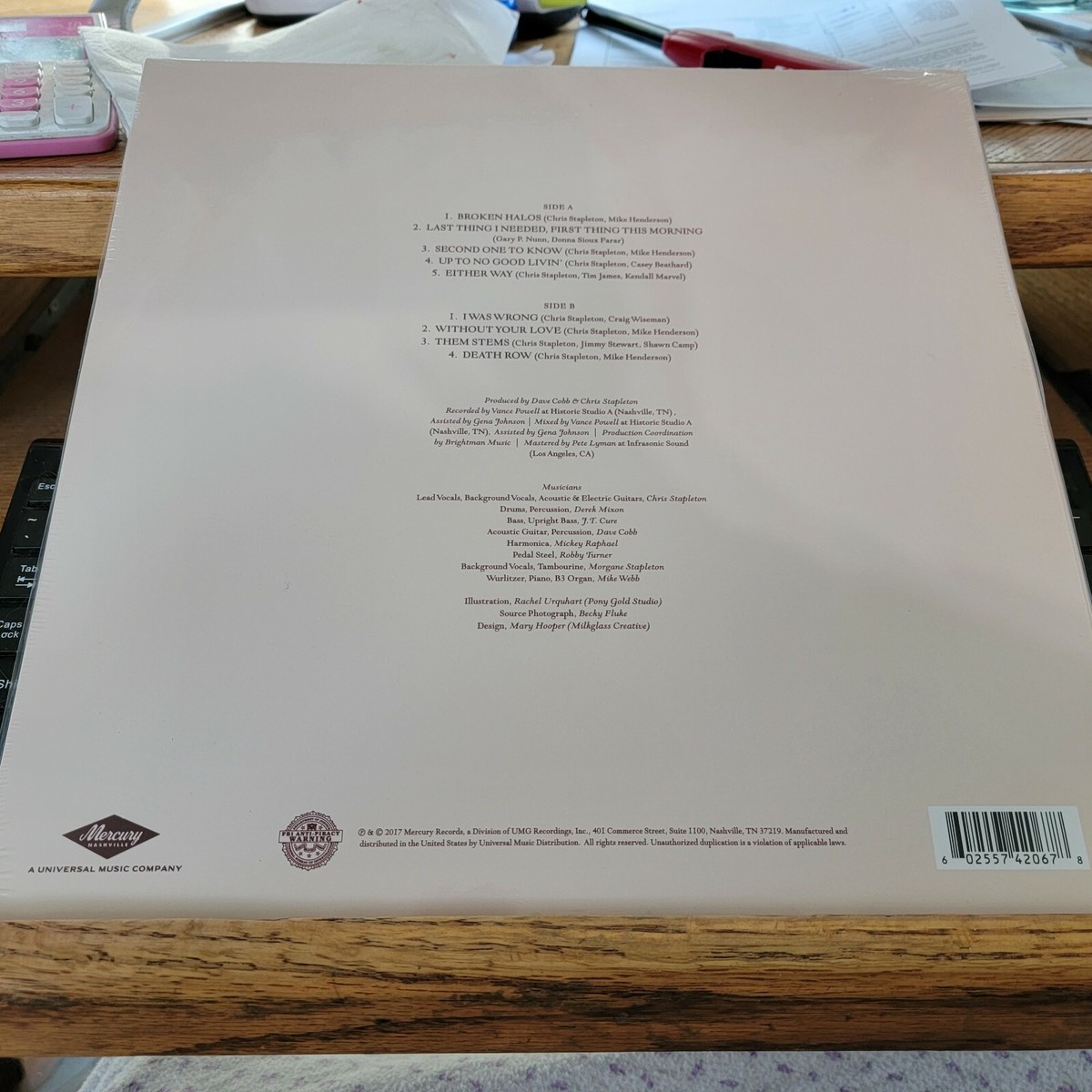 米LP Chris Stapleton From A Room: Volume 1 B002637901 Mercury Nashville 未開封 /00260 From A Room: Vol. 1 (CD) - Sounds Like Nashville Store