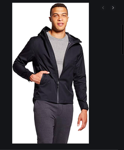 champion black rain jacket