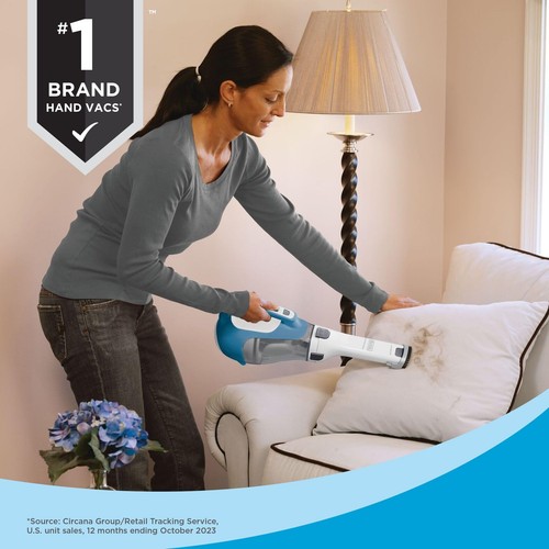 BLACK DECKER 21oz Cordless Handheld Vacuum 16V Lithium Ion Portable Cleaner - Picture 4 of 9